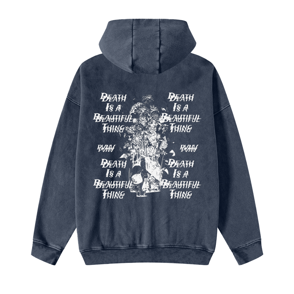 Death is Beautiful Zip Hoodie