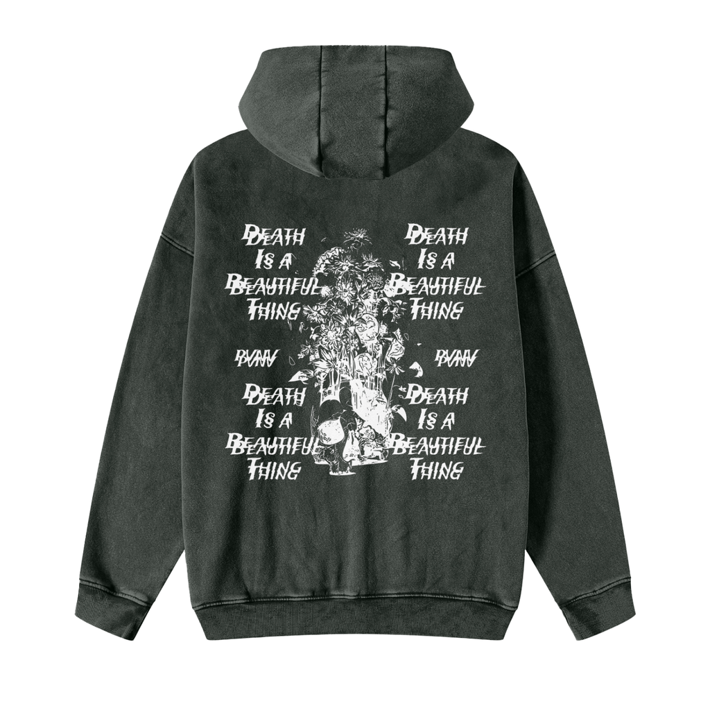 Death is Beautiful Zip Hoodie