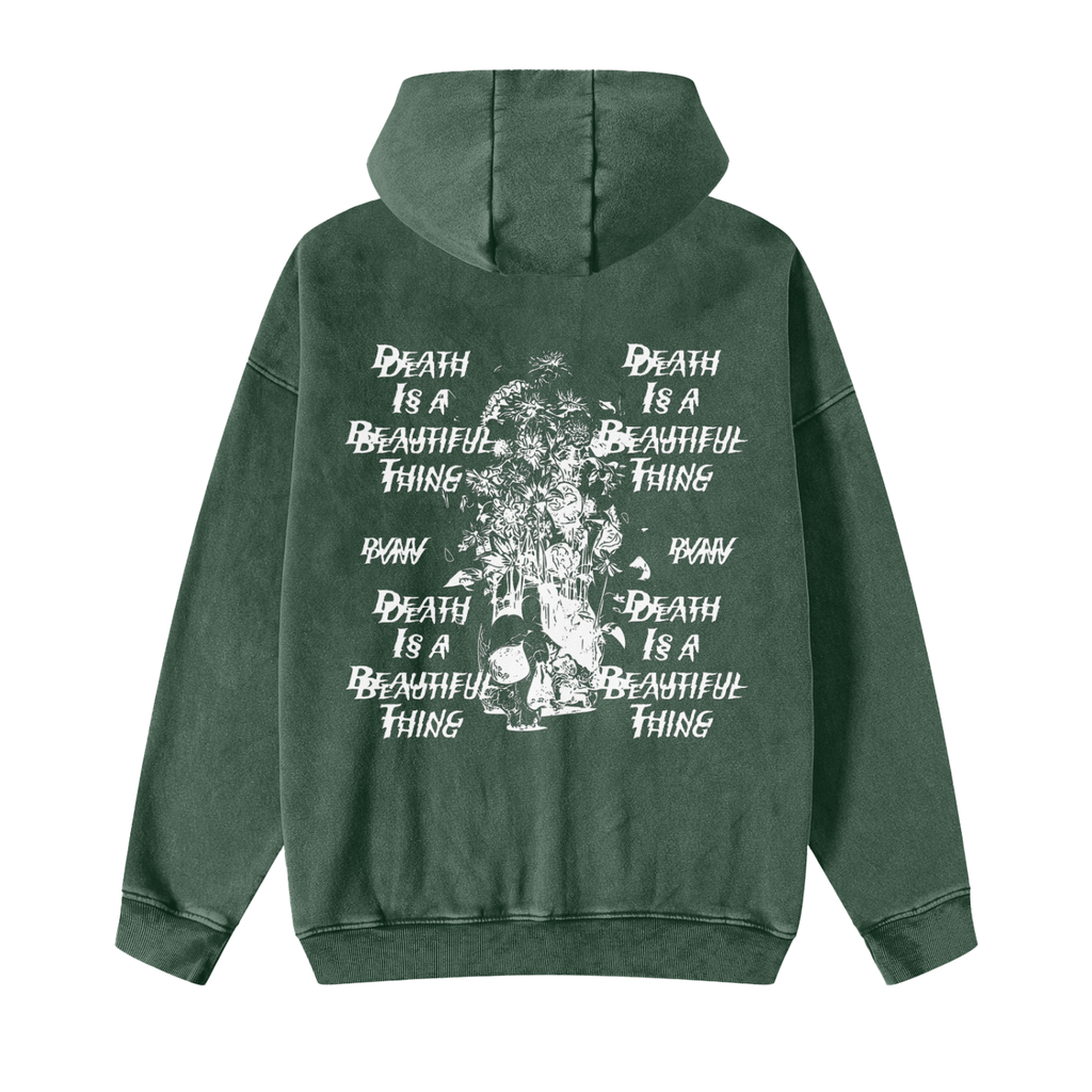 Death is Beautiful Zip Hoodie