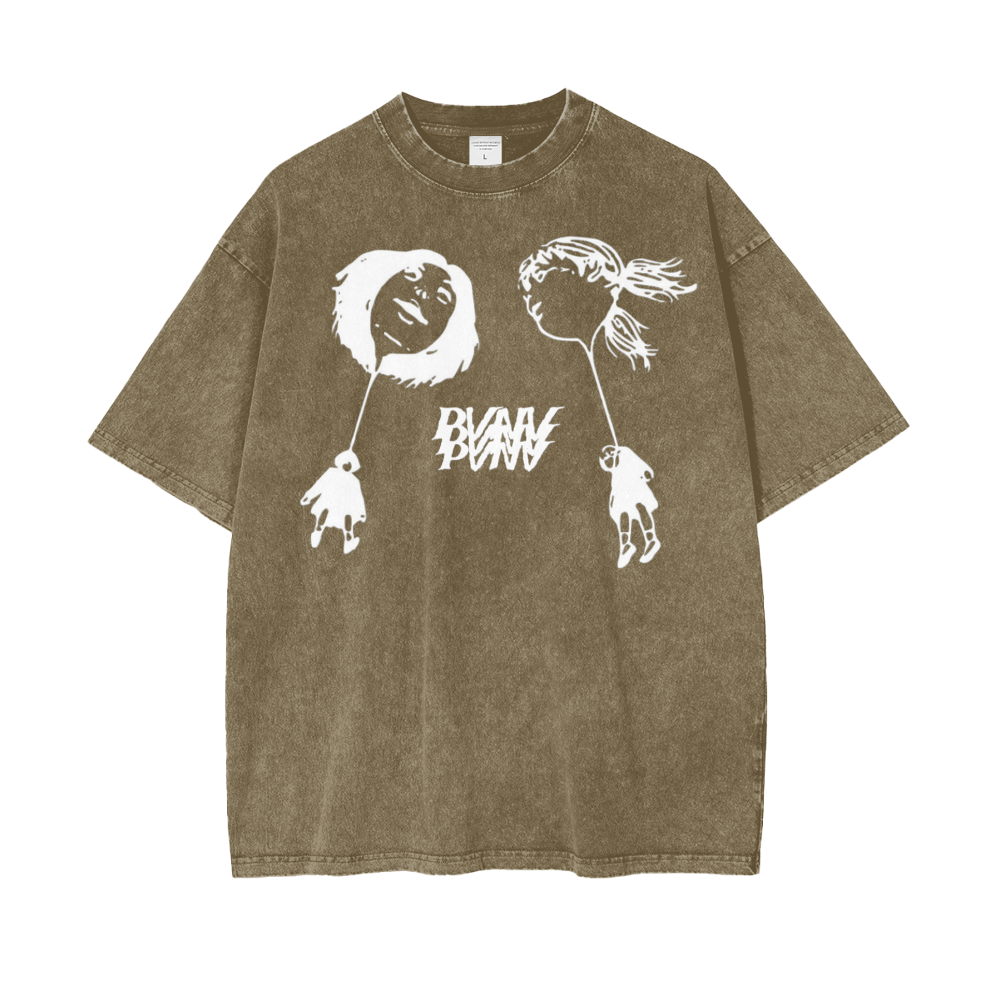 PVNV Balloon Acid Wash Tee